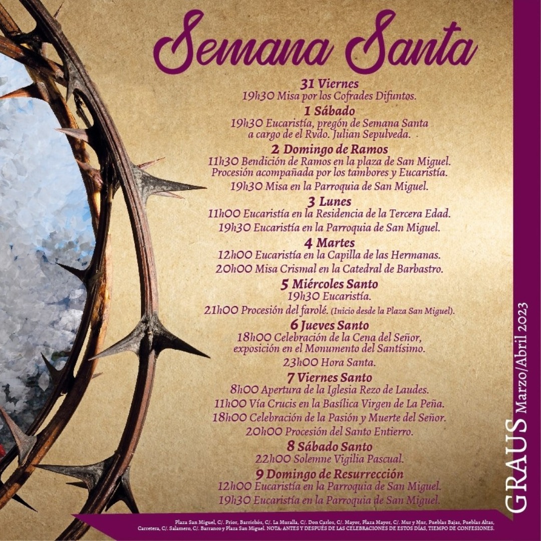 Semana Santa en Graus 2023 Graus
